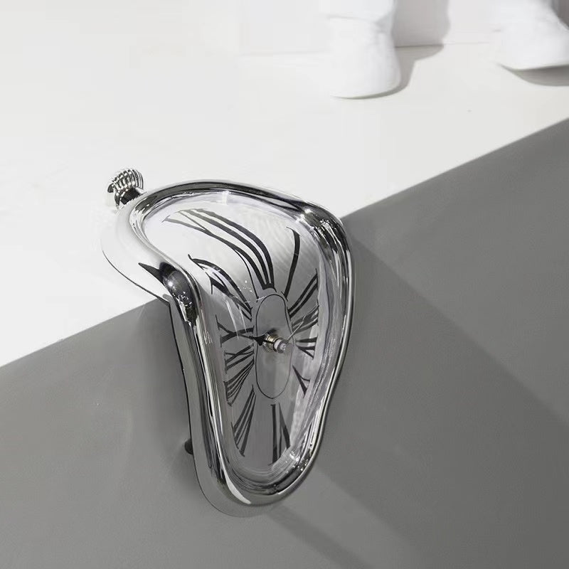 FAREVER Melting Clock — Surrealist Art Table Clock