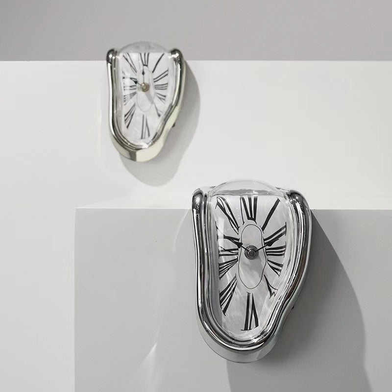 FAREVER Melting Clock — Surrealist Art Table Clock